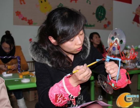 懷化洪江區幸福幼兒園手工制作大賽精彩紛呈，創意無限